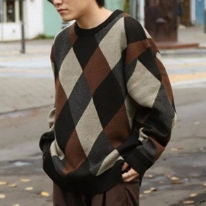 Podstawowe męskie zaokrąglenia Sweter mody Sweter dla mężczyzn