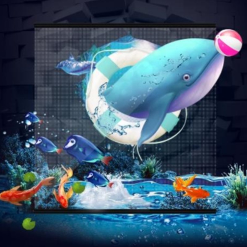 Krótkie wprowadzenie do przezroczystego holograficznego ekranu LED