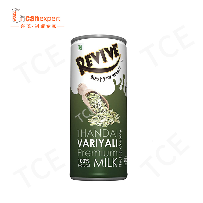TCE-New Design Milk Beverage Can 0,25 mm uszczelniające metalowe puszki