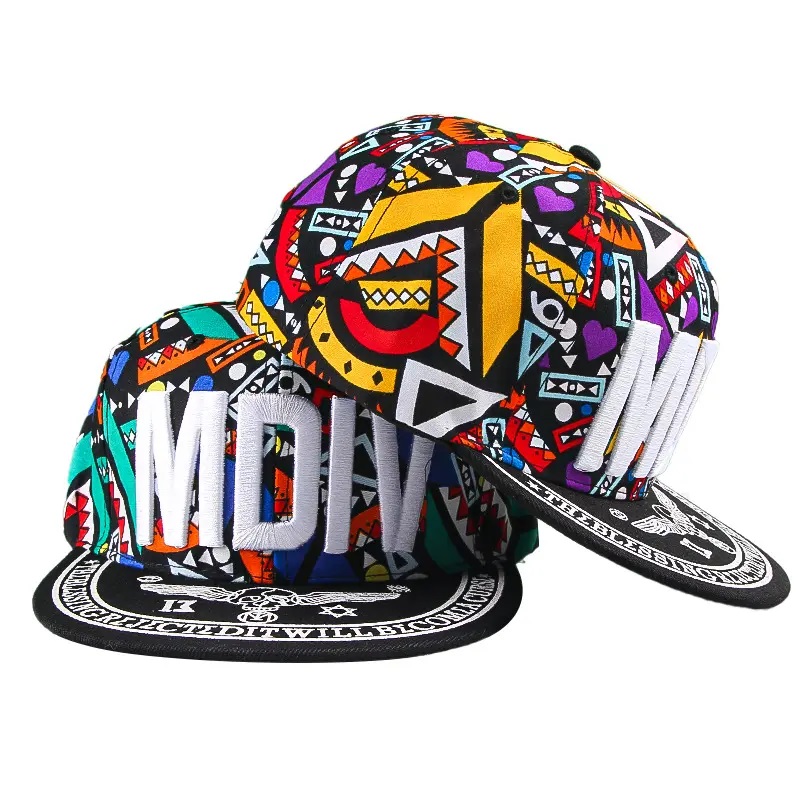 Super-wysokiej jakości konstrukcja rodzica-dziecko kapelusz 3D haft płaski brzeg hip hop kapeluszniestandardowy logo snapback sportowe czapki czapki