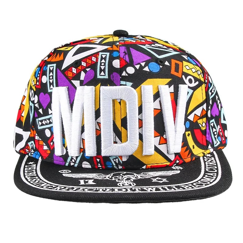 Super-wysokiej jakości konstrukcja rodzica-dziecko kapelusz 3D haft płaski brzeg hip hop kapeluszniestandardowy logo snapback sportowe czapki czapki