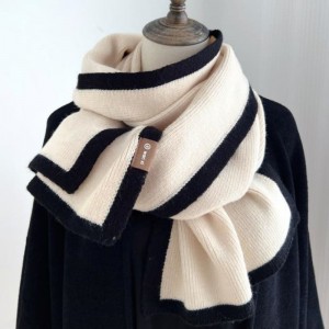 Szalik zimowyniestandardowy ciepły kontrast kolor miękki kobiety dzianiny szaliki
