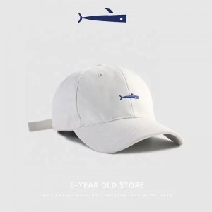 Popularny logo haft 3D Flat Eaves Baseball Hat Summer Boy Cool Snapback Cap