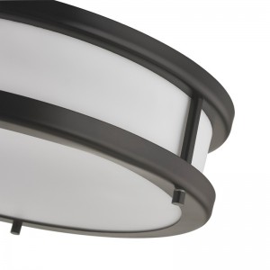 Delta Hotel Lampa sufitowa z ciemnym brązowym wykończeniem w pokoju gościnnym i korytarzem