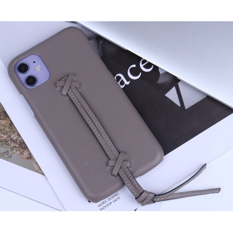 Nowa minimalistyczna obudowa z litego koloru Apple iPhone 15 Oryginalna skórzana obudowa z telefonem ma pełną skórzaną skrzynkę do przenoszenia i obudowa z pełnym opadaniem i kolizją