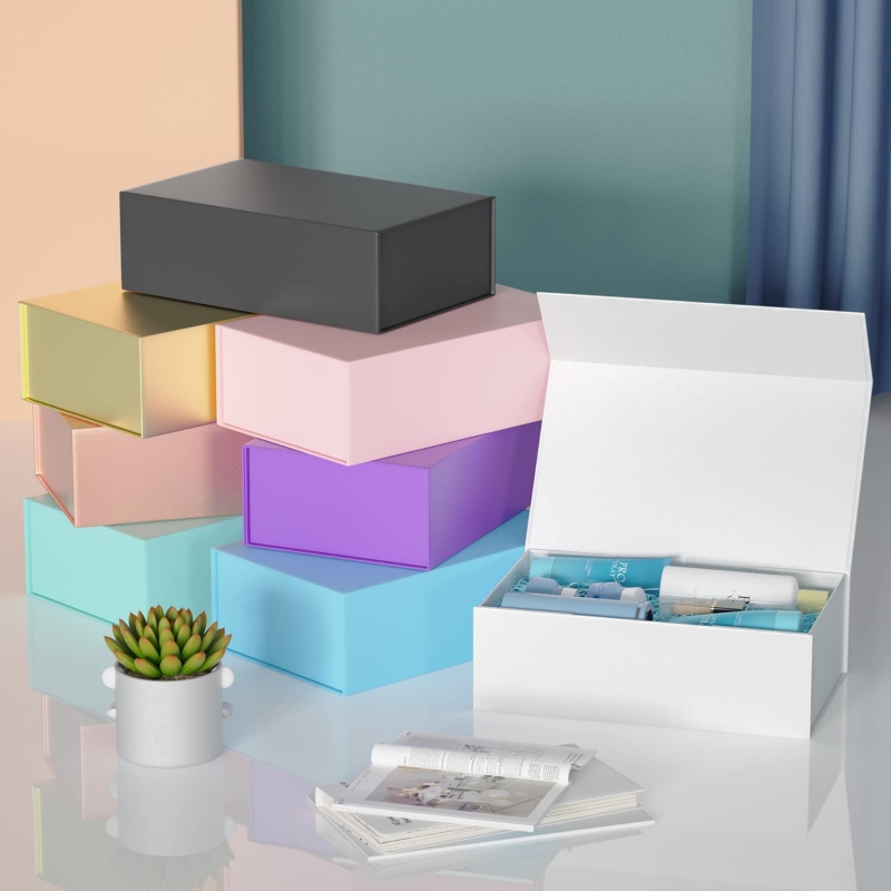 Dostosowane kolorowe pudełko prezentowe