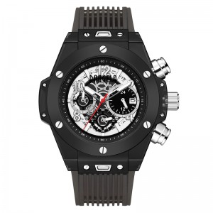 Baogela Brand Full Transparent Watch Luxury Mens Watch Fashion Sports Military RelOJ Creative Men Mężczyzn Chronograph Quartz Watch 20013