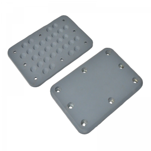 Czarna gumowa szyna ciężarówka wózków widłowych