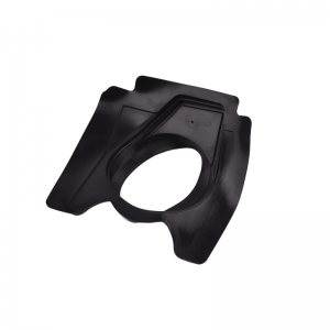 Uszczelki wargowe czarnego gumowego wału