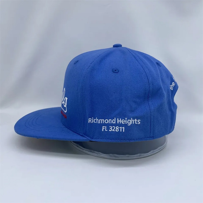 Hurtowa moda 6 panelu Hip Hop Caps Cap 100% bawełnianyniestandardowy logo kapelusz snapback dla mężczyzn
