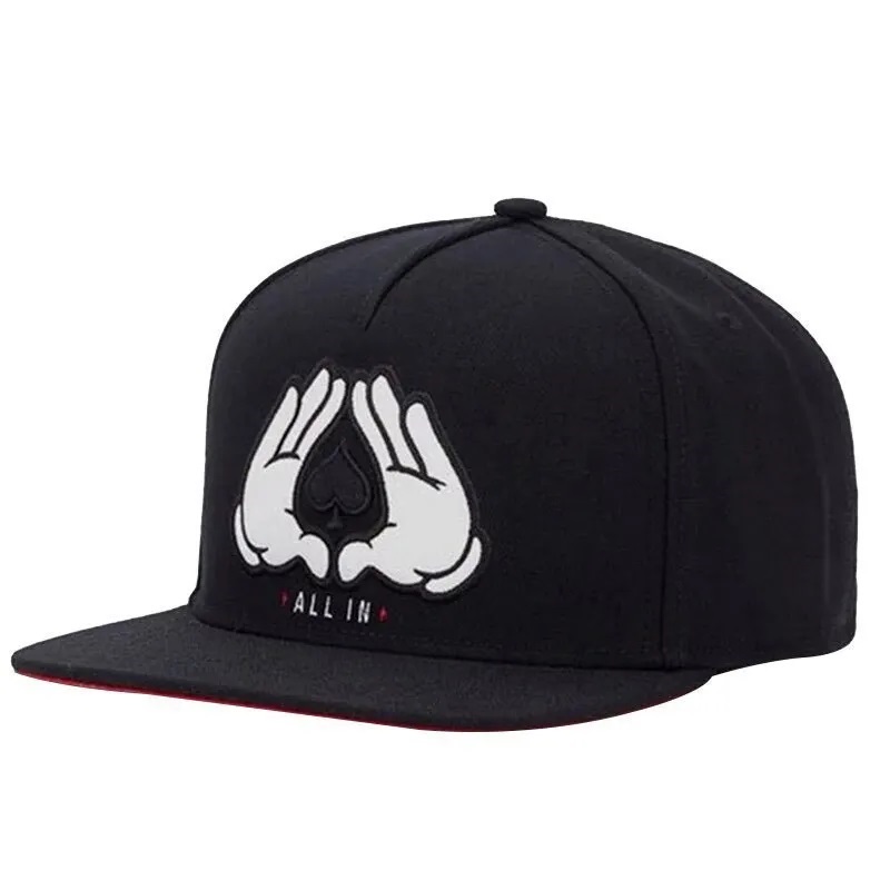 Tanie wysokiej jakościniestandardowe logo czapki regulowane zwykłe płaskie czapki hip -hopowe 6 panelu puste czapki baseballowe Snapback