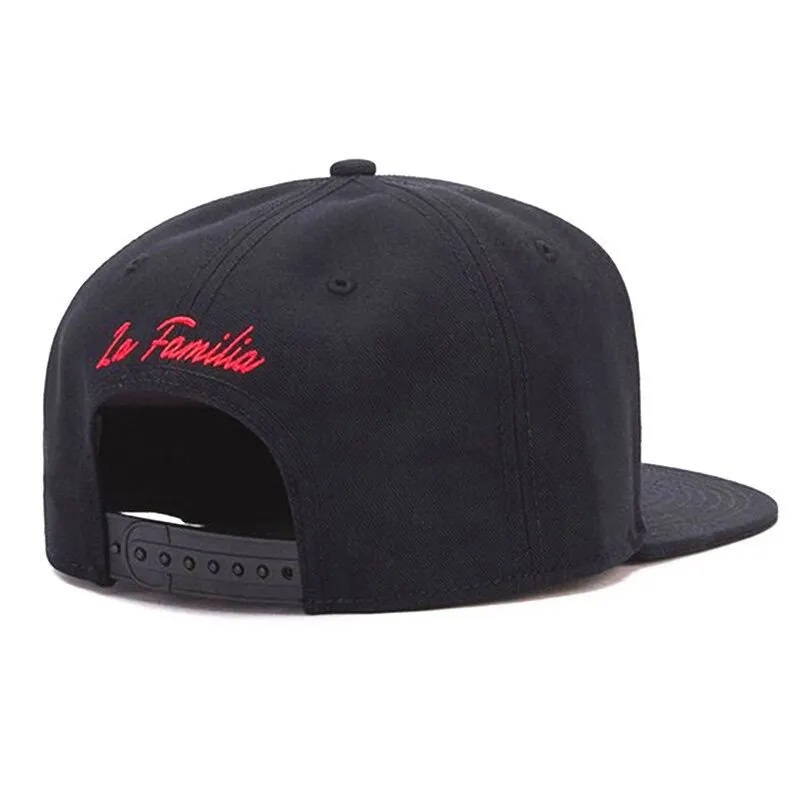 Tanie wysokiej jakościniestandardowe logo czapki regulowane zwykłe płaskie czapki hip -hopowe 6 panelu puste czapki baseballowe Snapback