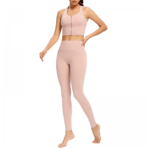 Zestaw jogi bez zamków błyskawicznych