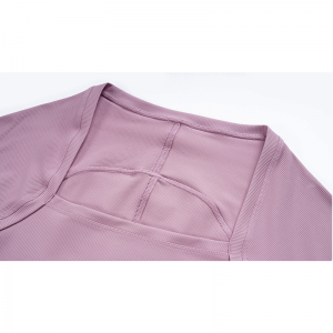 Żirowane ciasne koszule z szerokości dekoltu