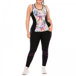 Zestaw jogi kieszonkowej kwiatowy