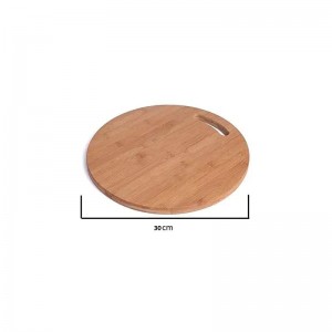 Bambus okrągły blok krojenia