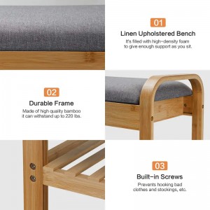 Wyświetlacz półka z organizatorem stojakna buty Bambus Bambus Bambus Bambus Bambus