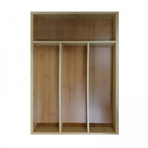 Bambusowe organizator sztućców