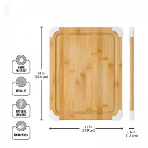 Bambusowa wielofunkcyjna tablica tnąca antiskid