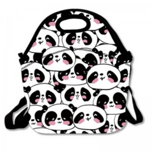 Neopren wielokrotnego użytku do mycia torbana piknik z paskiem termiczną izolowaną obiadową torbęna lunch