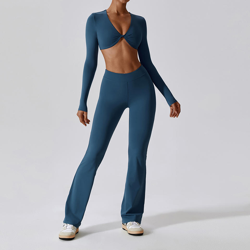 SC1078 Niestandardowy strój górny garnitur 2 -częściowy zużycie siłowni fitness kombinezon jogi