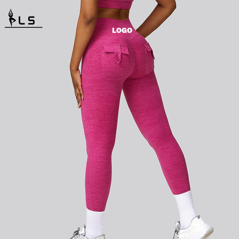 SC1093 Kobiety treningowe Legginsy Wysokiej tali