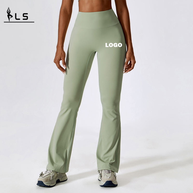 SC101110 Scrunch Butt Flare Leggins Pants dla kobiet dla kobiet podnoszenie legginsów Sport Flear Spodnie jogi