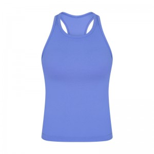 SC10242 Croppressionped Cothed Tank Tank z podkładkami treningowymi Gym Joga Bra Cropped Cami Tops