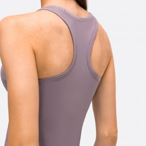 SC10255 Topy Szybkie suche zbiorniki Top Gym Sport Sports Joga Cropiped Tank Tank z podkładkami
