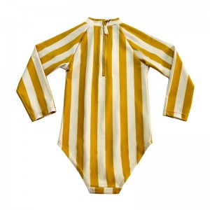 Jednoczęściowy strój kąpielowy w paski