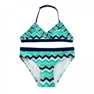 Druk kantarski dwuczęściowy strój kąpielowy dla dzieci