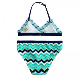 Druk kantarski dwuczęściowy strój kąpielowy dla dzieci