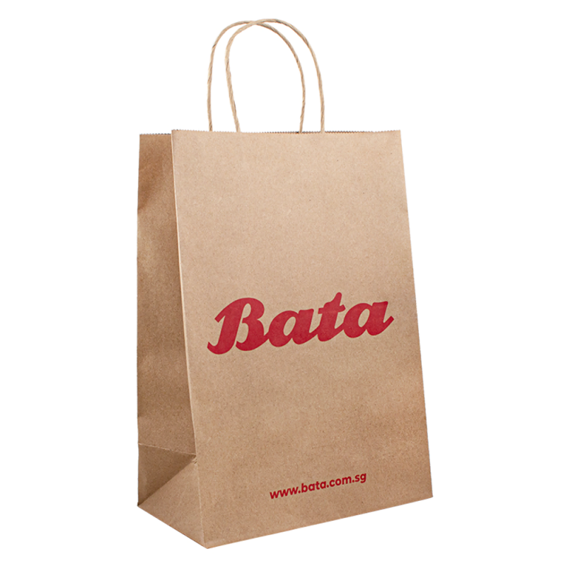 Kraft torebki Zakupy papierowe opakowanie logo luksusowe papierowe torby z własnym logo