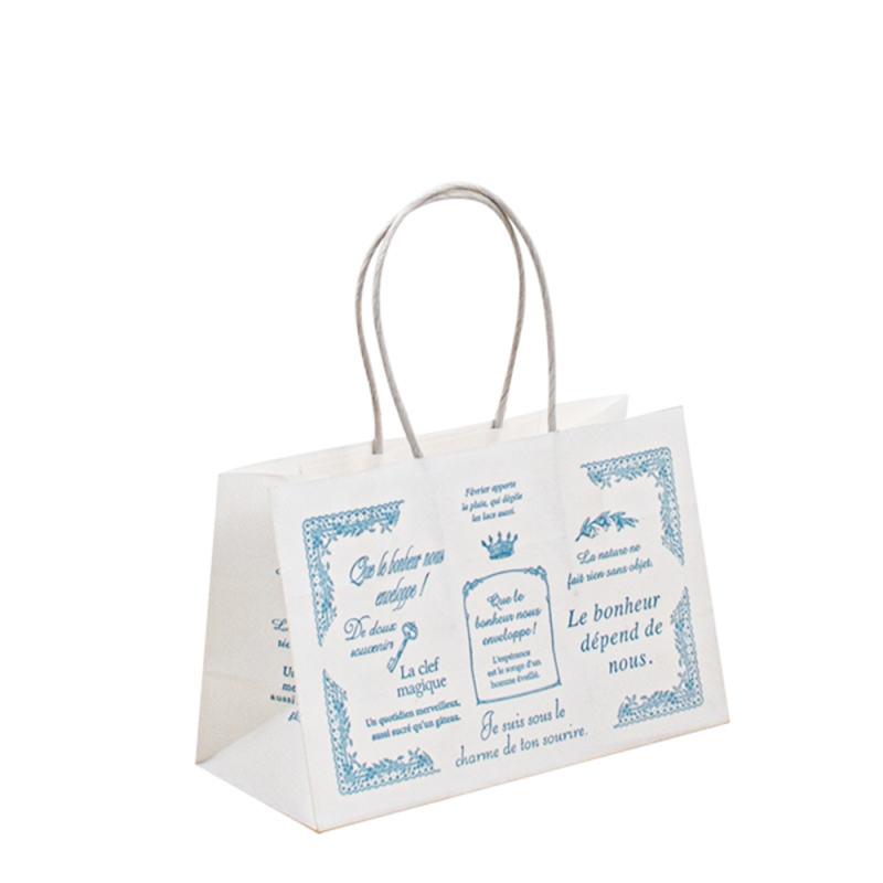 Luksusowa papierowa torba z własnymi torbami z logo uchwyt torby z papieru rzemieślniczego