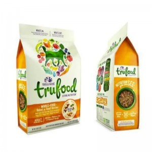 Niestandardowe duże 10 kg 15 kg 20 kg zamykany zamek błyskawiczny PLA PBAT Biodegradowalne plastikowe psa smakoły