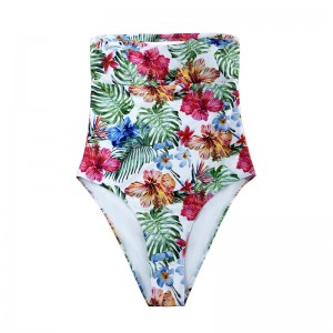 Seksowna bez ramiączek etniczna jednoczęściowa