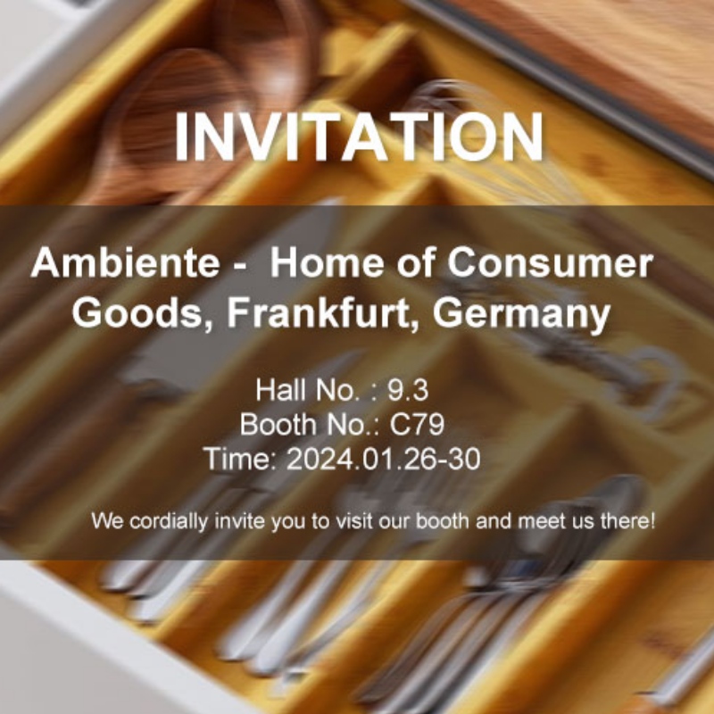 Przeprowadzimy się do Niemiecna 1.24 w poszukiwaniu \\\\ „ambiente Home of Consumer Goods \\\\”.