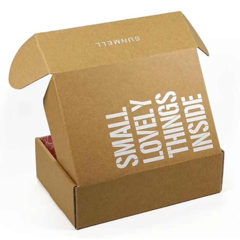 Niestandardowe drukowanie logo kosmetyczne opakowanie opakowanie recyklingowe pudełko pocztowe