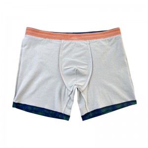 Moda w pełni drukowana bieliznana zwykły kolor Mężczyzn Bokserki Dostosuj wygodne miękkie bieliznę mężczyzn