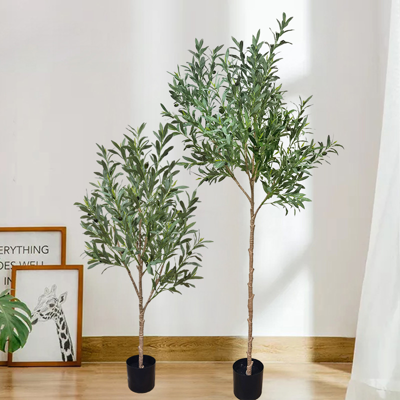 Dostosowany rozmiar Faux Tree Bonsai Rośliny Trwałe, żywe drzewo oliwne do dostawcy ogrodu dekoracje ogrodnicze dekoracje ogrodowe