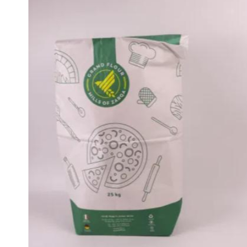 Multilayers Kraft Paper Wheat Bakery Maida Flour Packaging Torba Rozmiar 25 kg