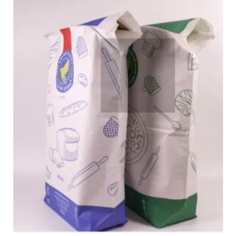 Multilayers Kraft Paper Wheat Bakery Maida Flour Packaging Torba Rozmiar 25 kg