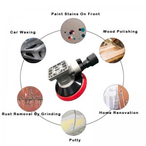 Automatyczna pneumatyczna szlifierka przemysłowa mechaniczna Sander 3/4/5/6 cala/square maszyna