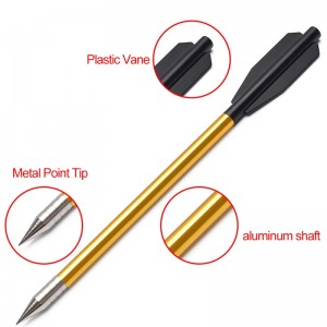 Elong Outdoor 110301 6,5 cali Crossbow Śruby Hollow Aluminium Stalowy Punkt dla łucznictwa Polowanie