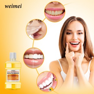 Pomarańczowy płyn do płukania jamy ustnej