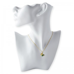 Naszyjnik motylowy słup kamienny wisiorek 45 5 cm