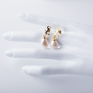 2x14 mm z kolczykami ze złotymi złotymi kolczykami 6.4*7,2 mm