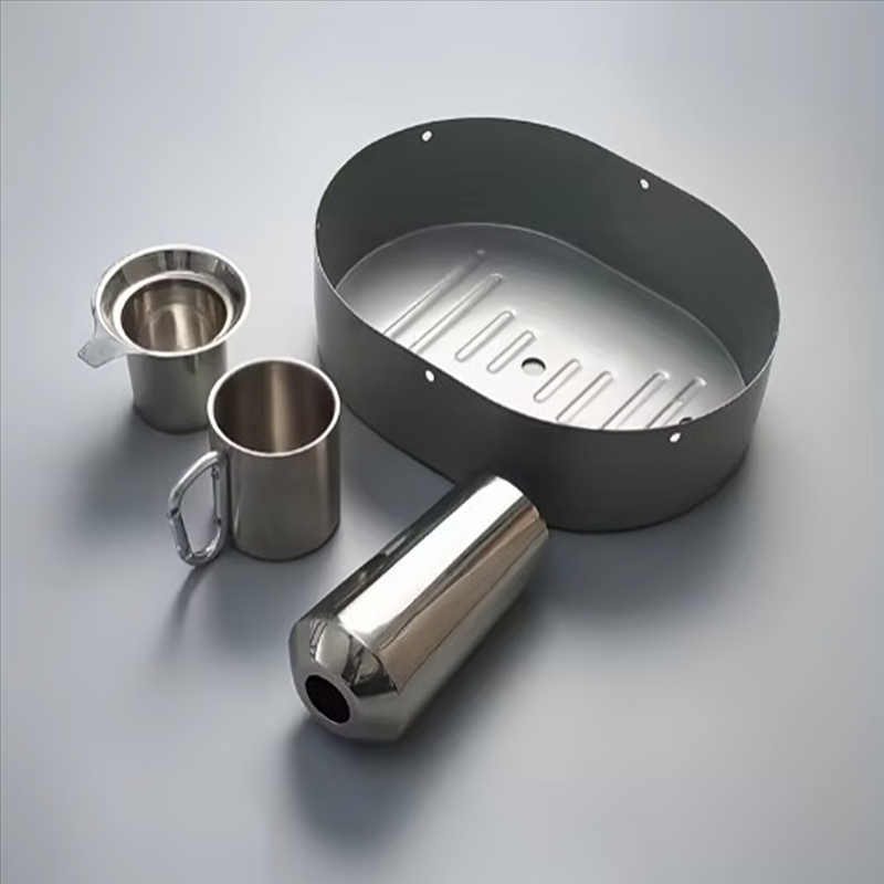 Niestandardowy dostawca aluminium lub SUS Głęboko tłoczony Metalowe części głęboko tłoczone\/obrotowe Dolna część obudowy Część tłoczona z metalu