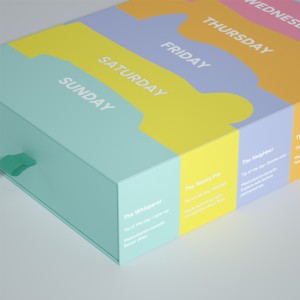 Kolorowe pudełkona prezentna dzień powszedni