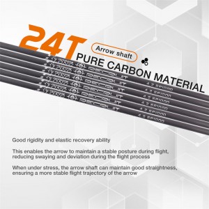 ID4.2 mm SP300-1500 strzałek węglowych do strzelania docelowego